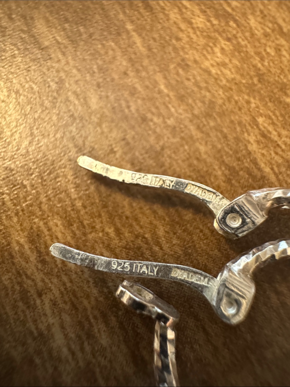 Sterling Silver 925 Hoop earrings - Picture 4 of 5